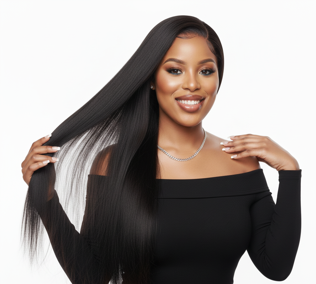 13x4 Lace Frontal Straight Wig - 100% Human Hair - 8 to 20 Inch Lengths